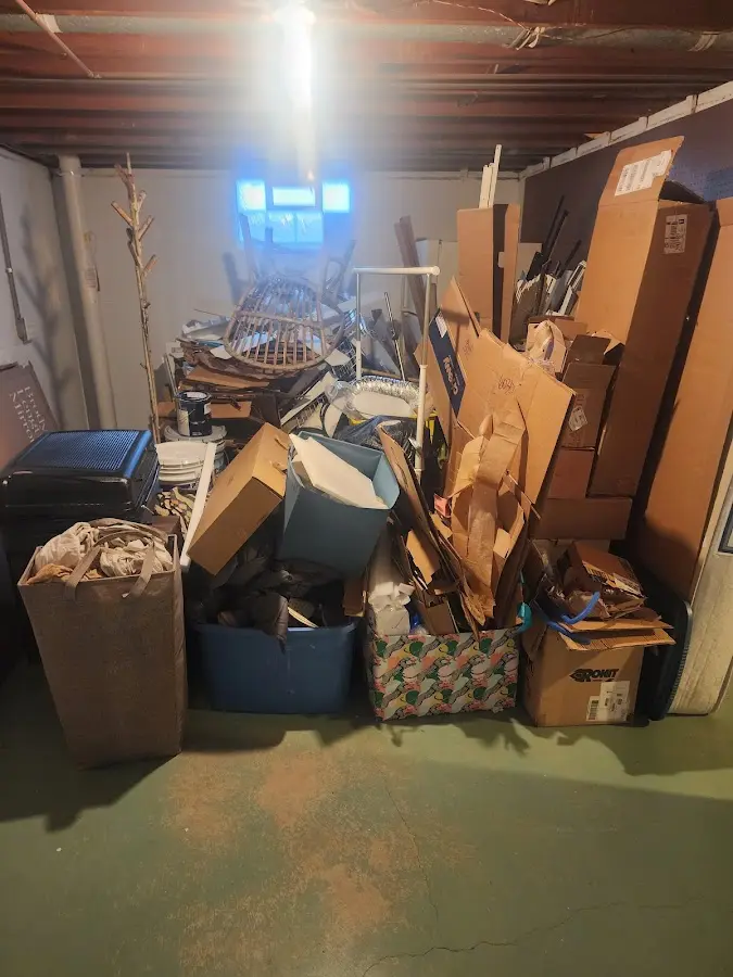 Roll-off dumpster container at job site for Cleanout Dumpster Rental in El Cerro Mission